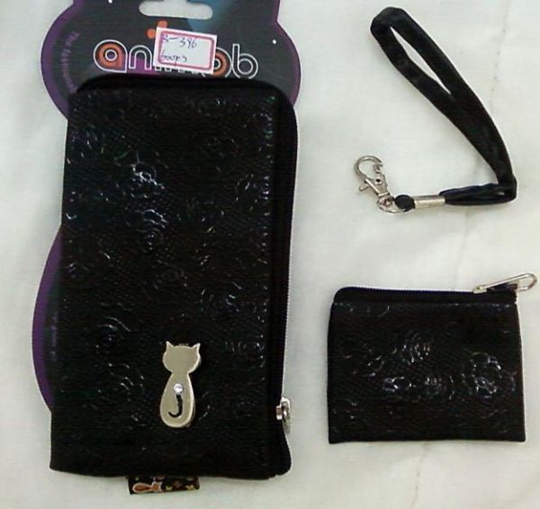 bolça com porta moedas