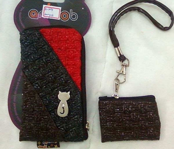bolça para celular com porta moedas